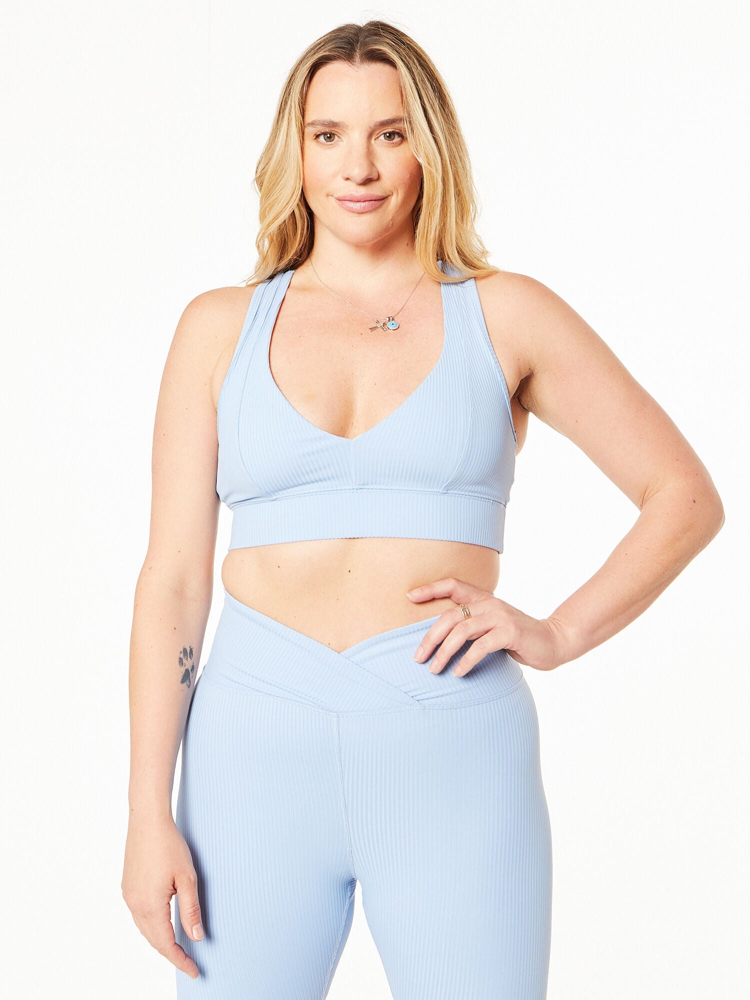 Women | Year of Ours | Tess V Bra | Blue