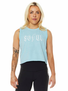 Renee Tank 'SOUL - White' | Blue