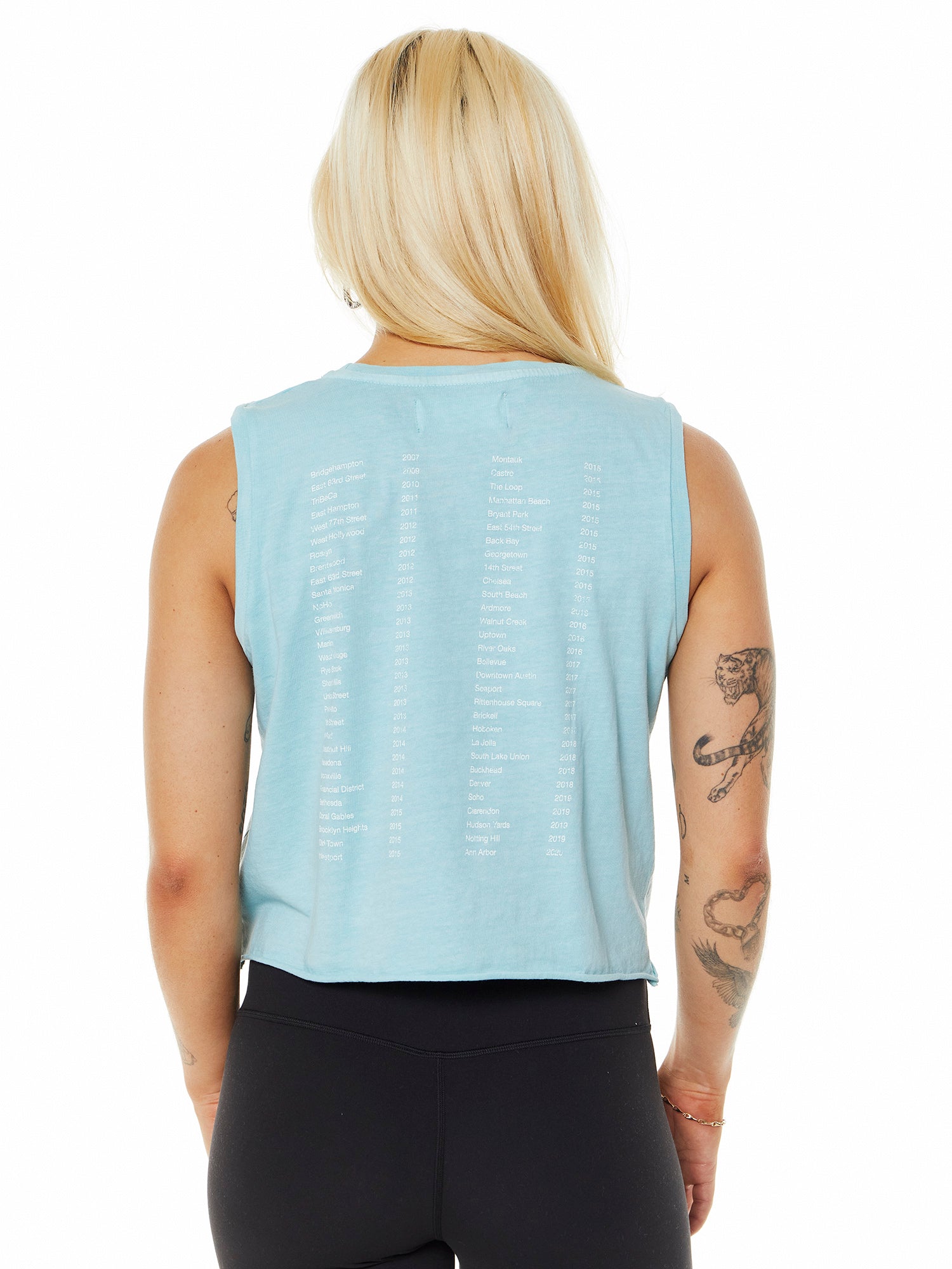 Renee Tank 'SOUL - White' | Blue