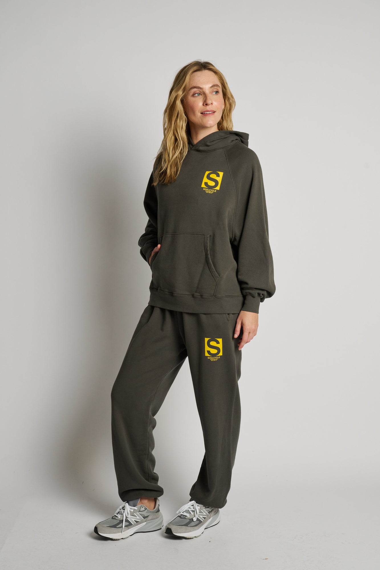 Soul by SoulCycle | Raglan Hoodie | Dark Grey