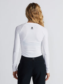 Women | Beyond Yoga | Featherweight Long Sleeve Top | White