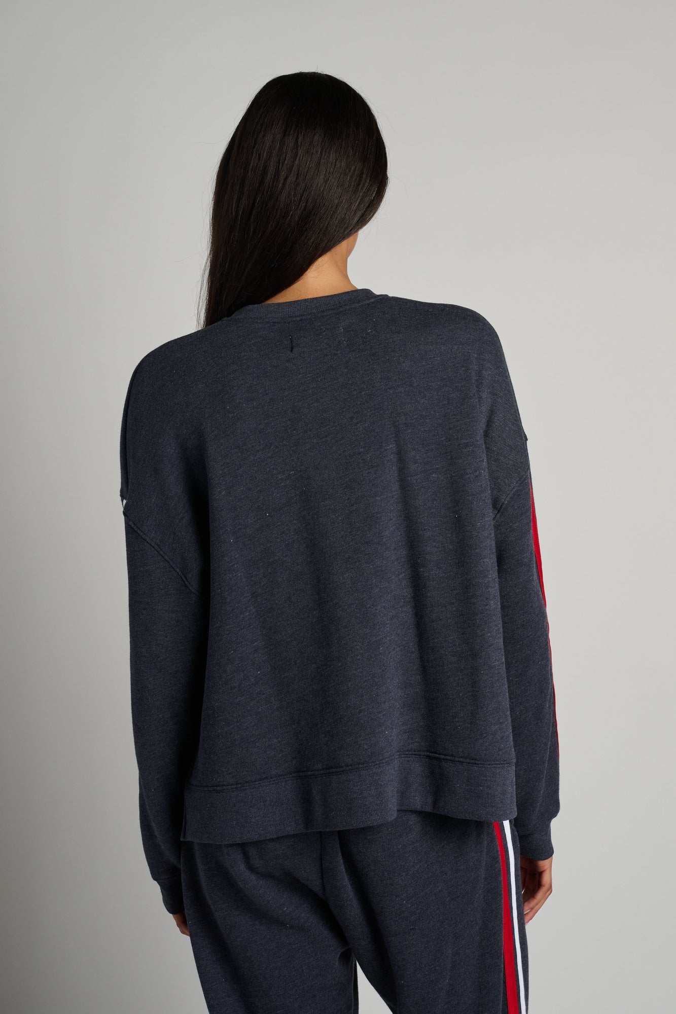 Soul by SoulCycle | Lounge Sweatshirt With Patch | Navy