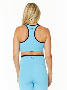 Women | P.E Nation | Stellar Sports Bra | Black/Blue