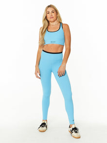 Women | P.E Nation | Stellar Sports Bra | Black/Blue