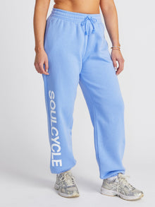 Women | Nike | High-Waisted Oversized Sweatpant | Royal Pulse/Sail