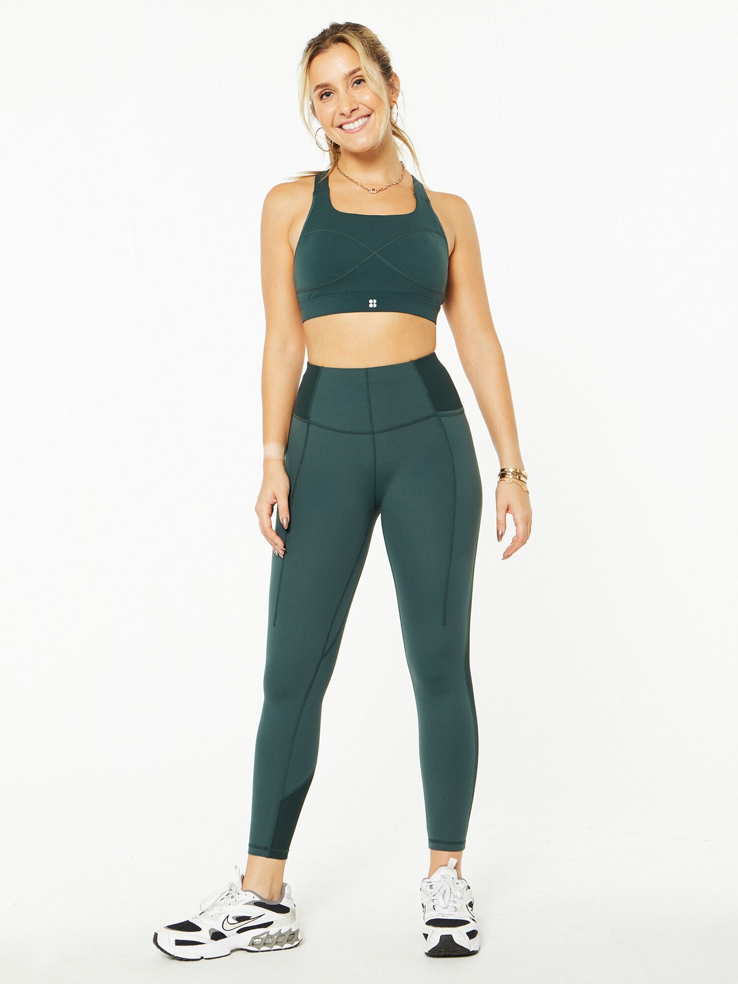 Women | Sweaty Betty | Power Medium-Impact Sports Bra | Green