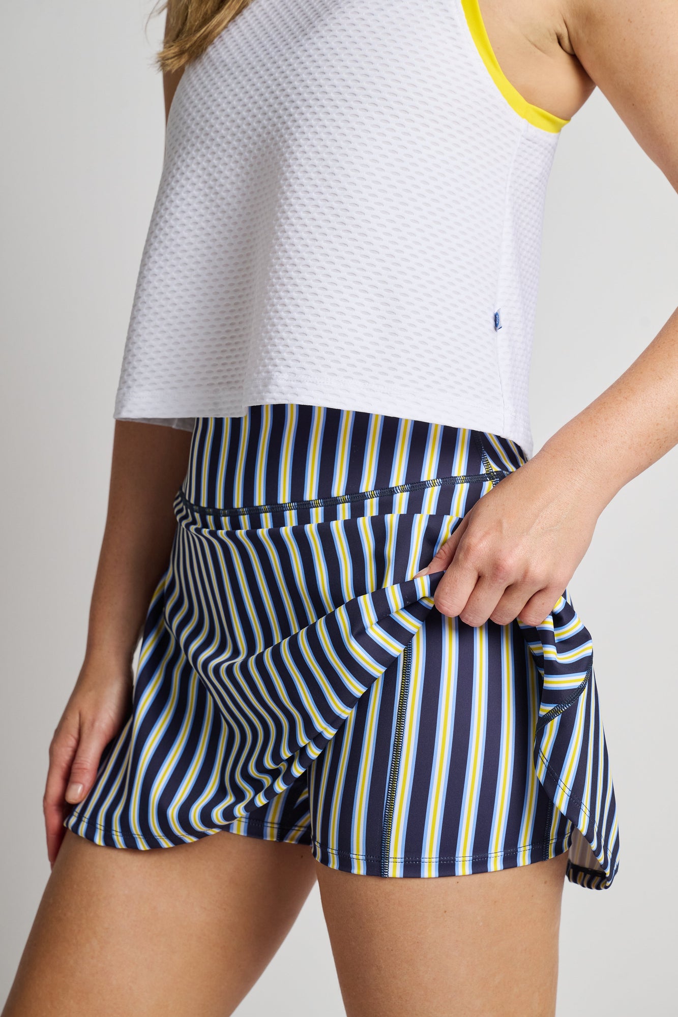 Addison Bay | Flounce Skort | Navy/White