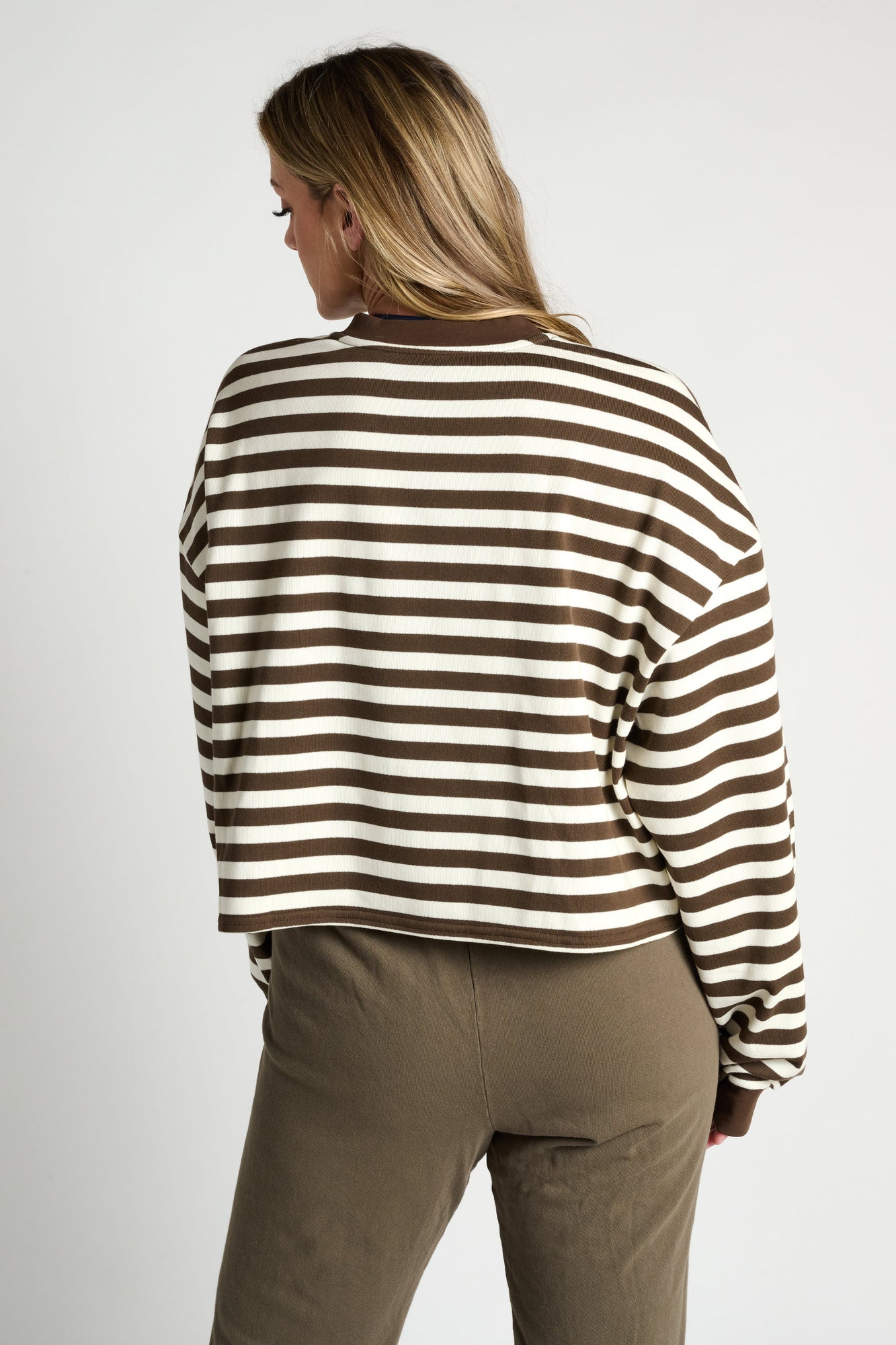 Strut This | The Sonoma Sweatshirt | Coco Stripe