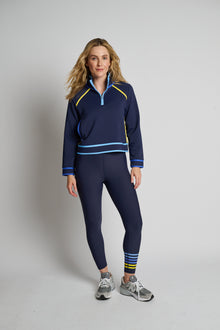 Women | Addison Bay | Bainbridge Quarter Zip | True Navy
