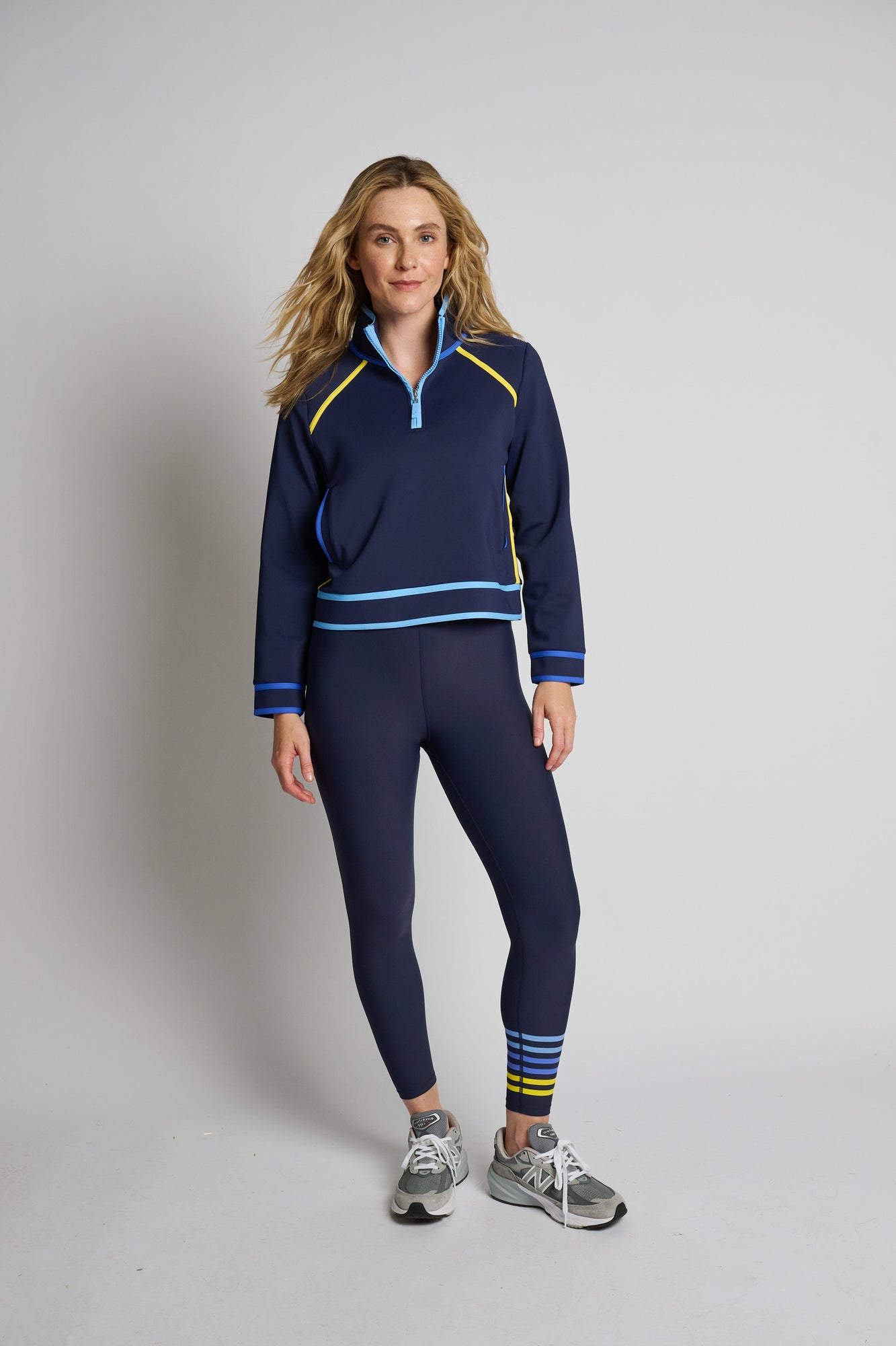 Women | Addison Bay | Bainbridge Quarter Zip | True Navy