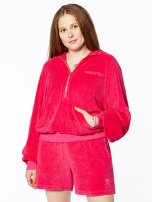 Women | Soul by SoulCycle | Ruby Terry 1/2 Zip Sweatshirt Pink | Pink