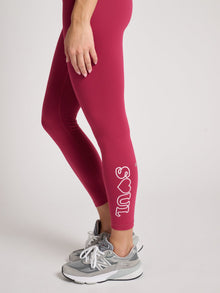 Lululemon | Wunder Train Hr Tight 25In | Magenta Smoke