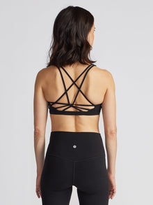 Women | Lululemon | Strappy V-Neck Bra | Black