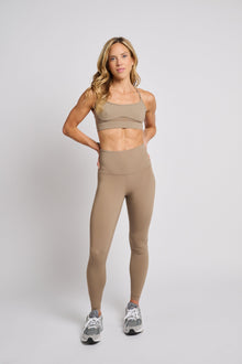 MPG | Sculpt Cross Sports Bra | Brown