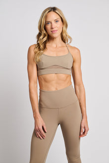Women | MPG | Sculpt Cross Sports Bra | Brown