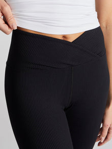 Women | Year of Ours | Ribbed Veronica Capri | Black