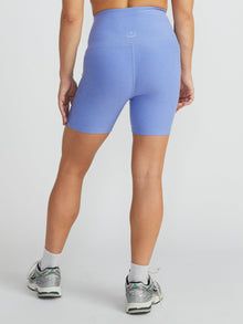 Women | Beyond Yoga | Spacedye Keep Pace Biker Short | Periwinkle