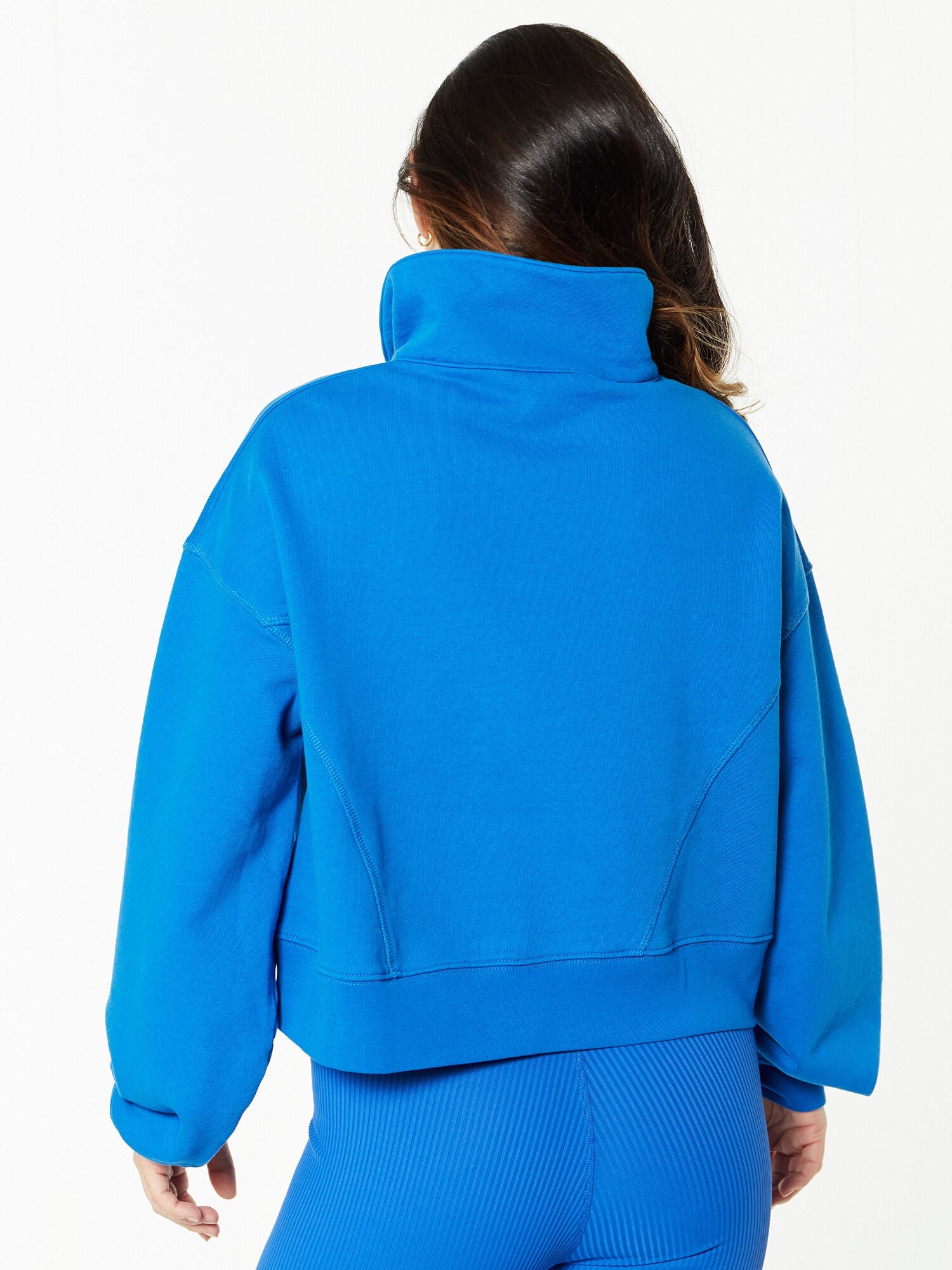 Women | Year of Ours | The Sports Club Quarter Zip | Blue