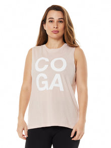 Evelyn Tank 'COGA' | Light Pink