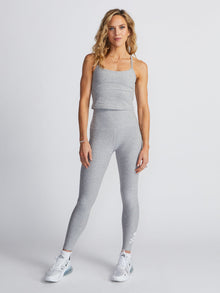Women | Beyond Yoga | Slim Racerback Cropped Tank | Grey