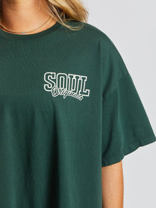 Women | Soul by SoulCycle | Ruby Tee | Forest Green