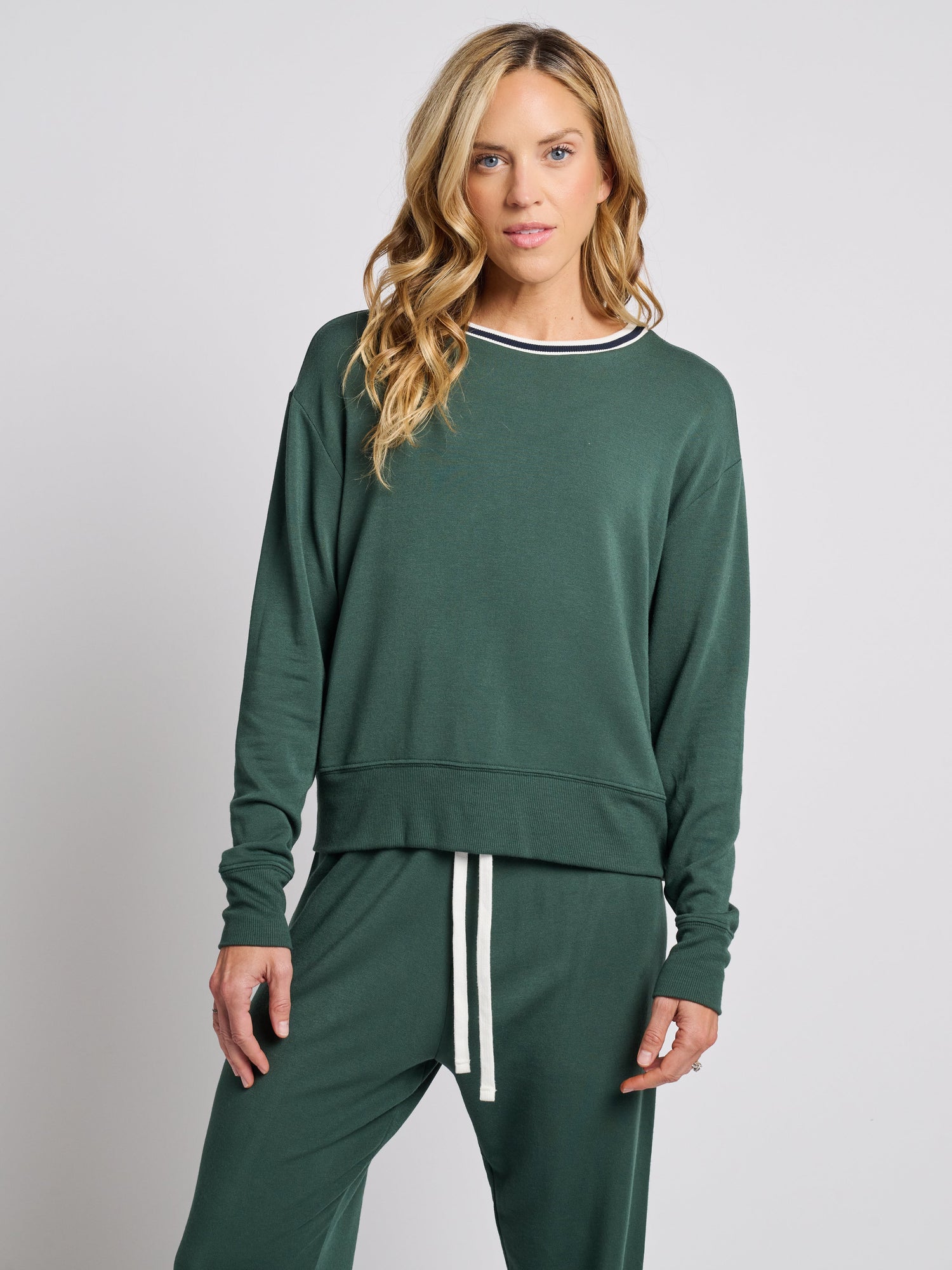 Women | SPLITS59 | Sonja Fleece Sweatshirt | Green