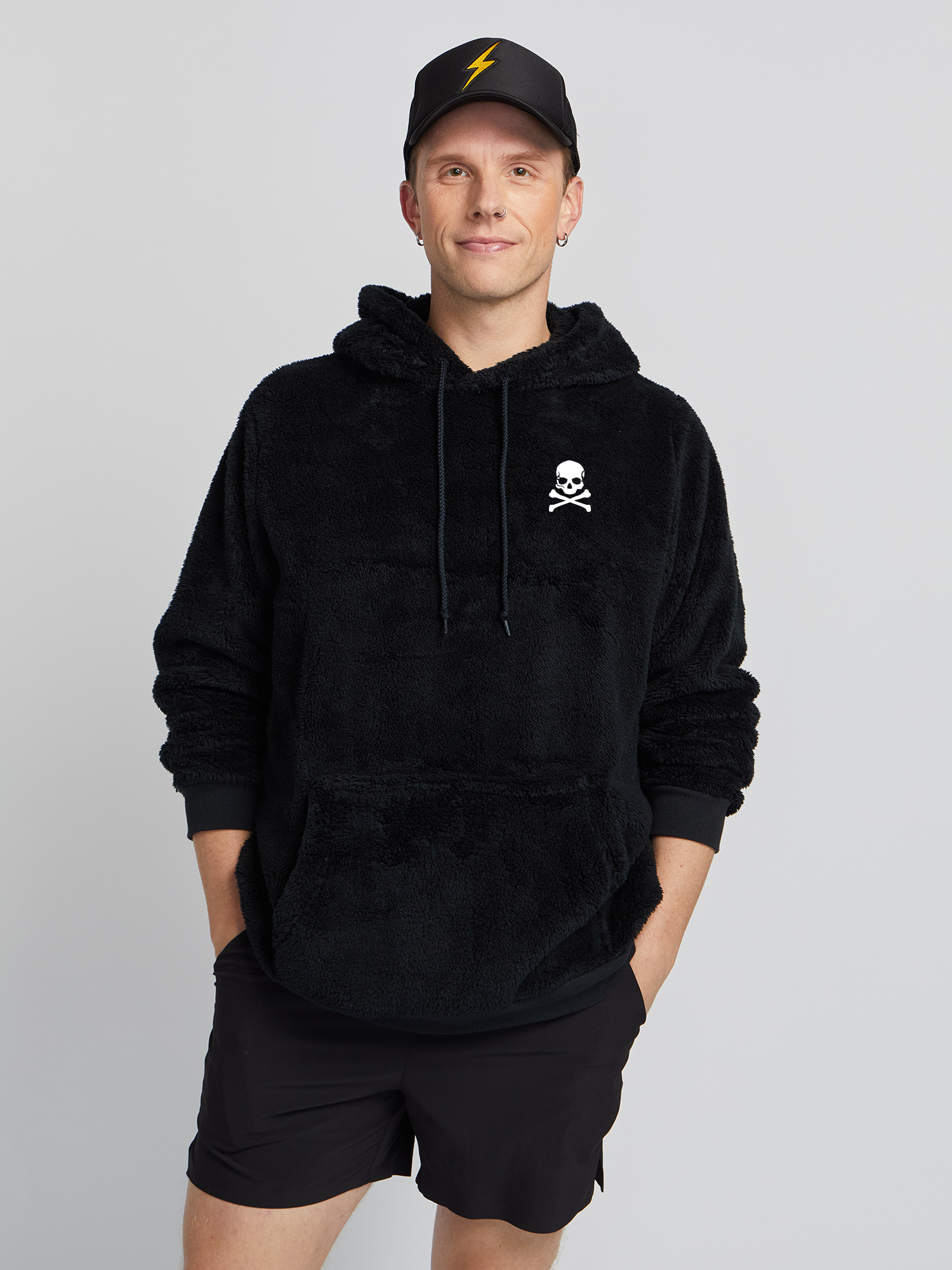 Men | SoulCycle x by Jill Martin | Black Hoodie | Black