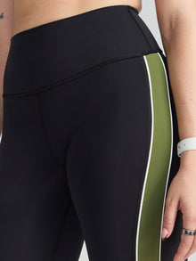 Women | SPLITS59 | Margot Rigor Legging | Dark Olive/Black