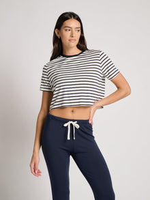 Women | SPLITS59 | Djuna Crop Ringer | Indigo Blue