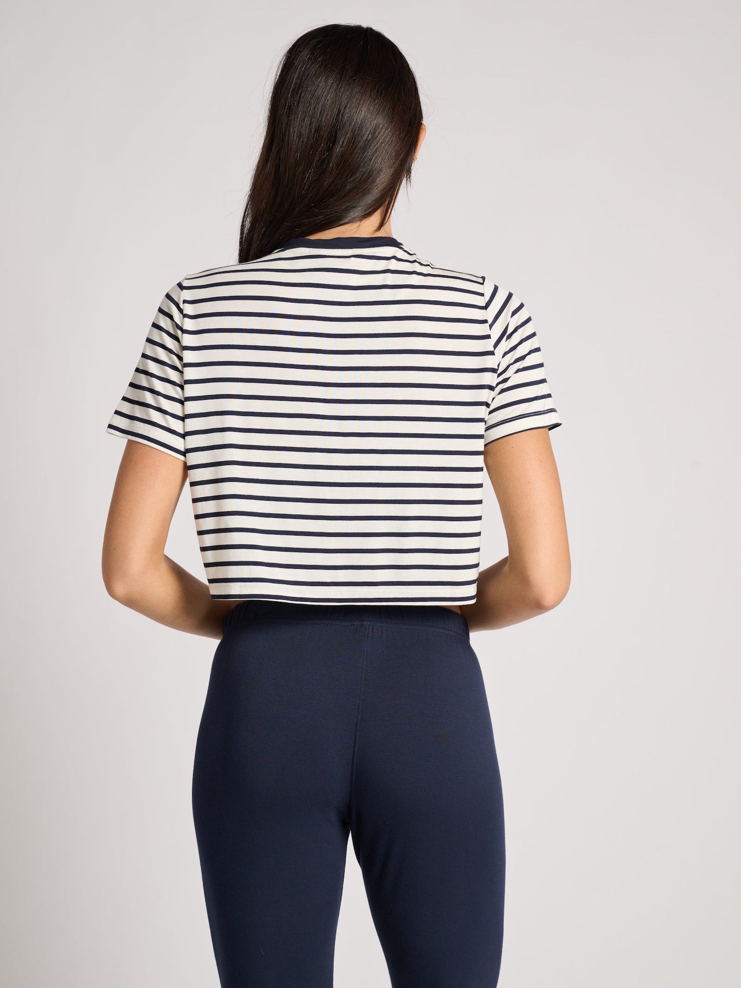 Women | SPLITS59 | Djuna Crop Ringer | Indigo Blue