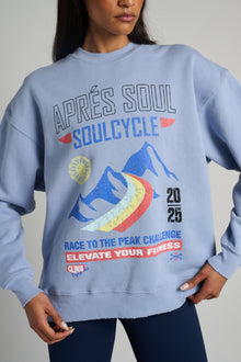 Soul by SoulCycle | Apres Soul Jordan Crew | Ice Blue
