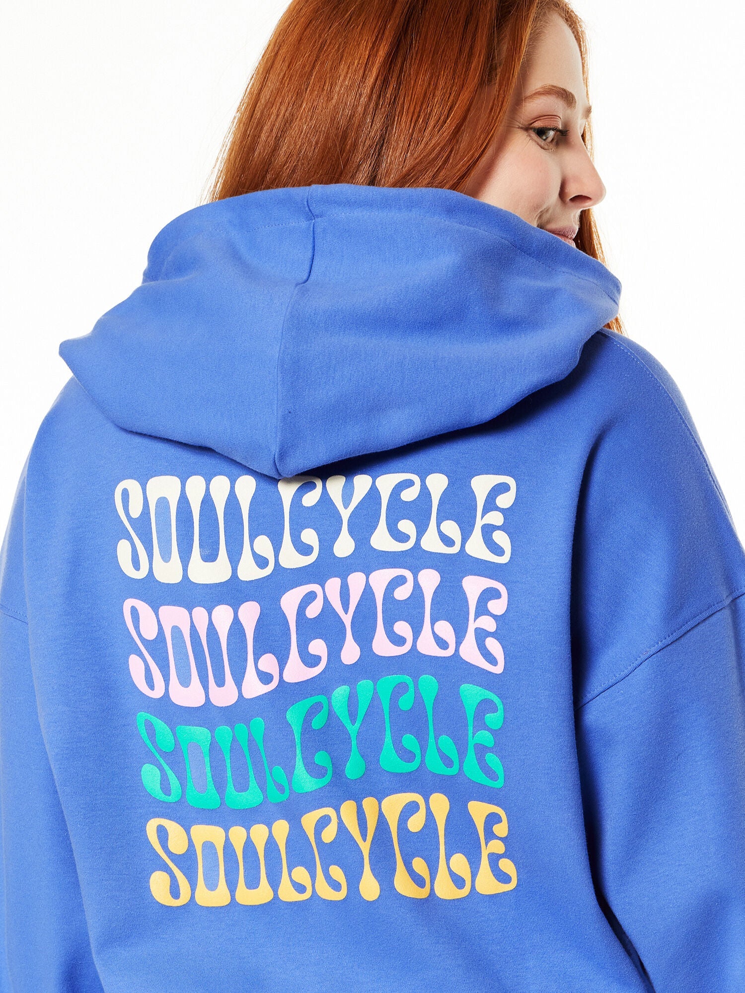 Women | Soul by SoulCycle | Marissa Cropped Zip Up Hoodie | Indigo Blue