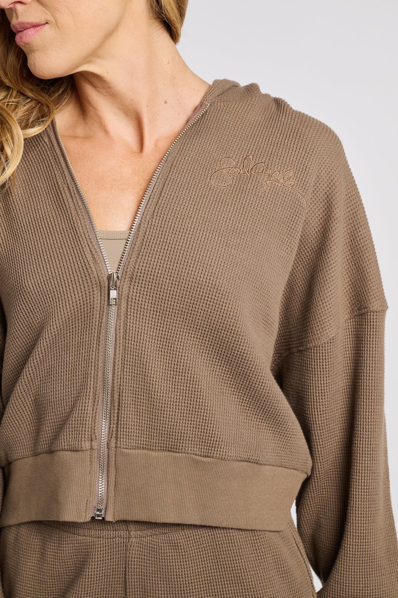 Women | Soul by SoulCycle | Marissa Crop | Brown