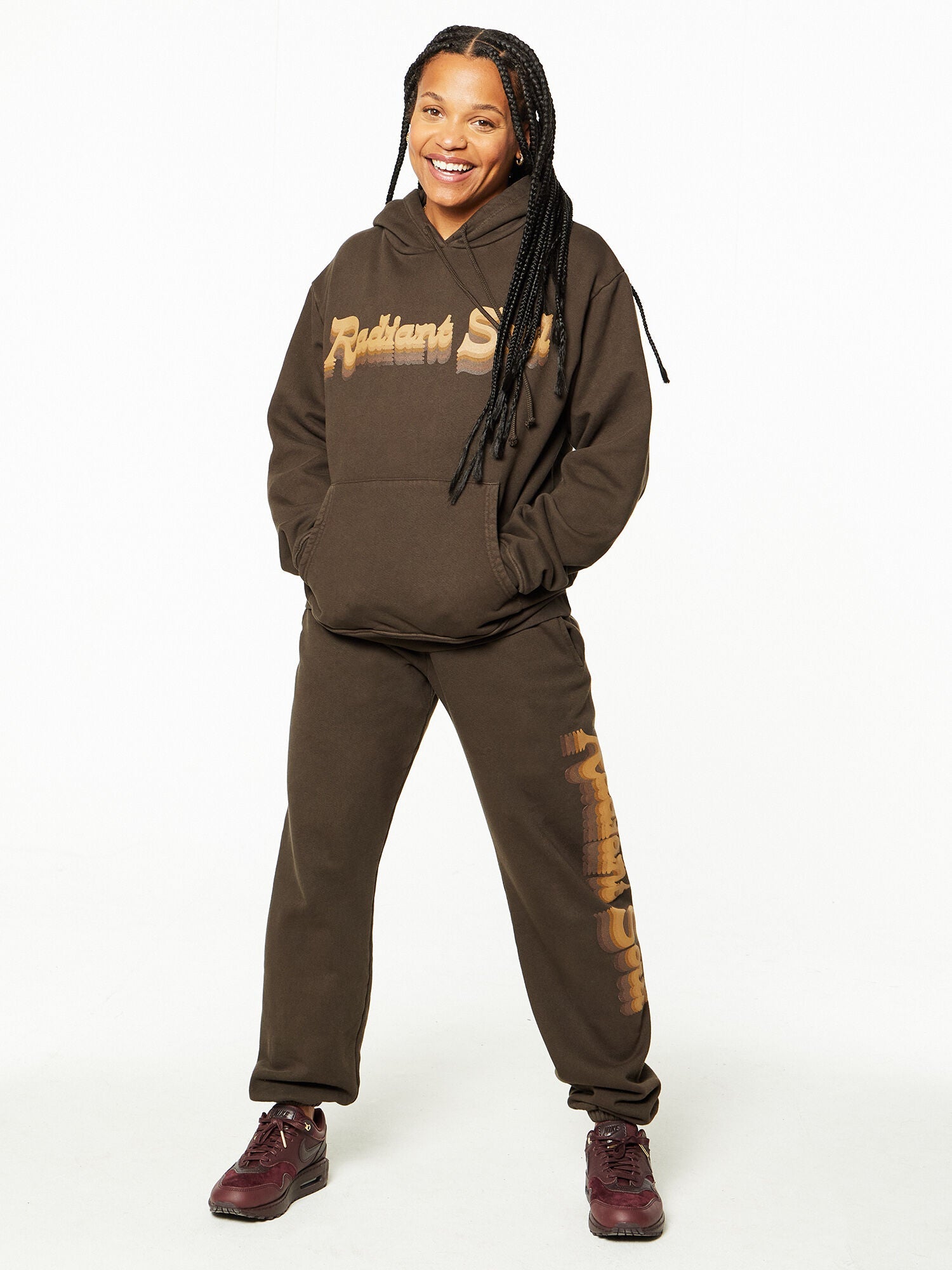 Women | Soul by SoulCycle | Kingsley Hoodie Radiant Soul Collection | Brown