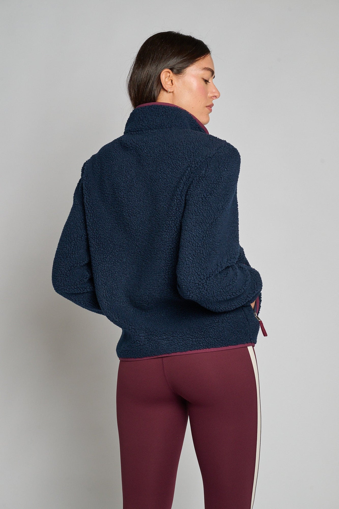 Splits59 | Harris Sherpa Jacket | Indigo Blue