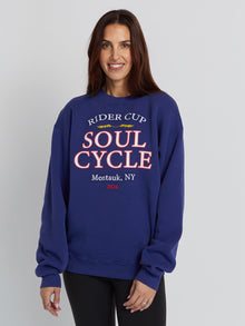 Women | Soul by SoulCycle | Sam Crew Neck | Blue