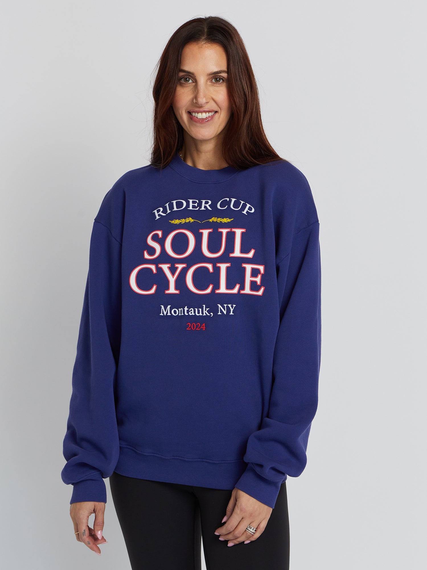 Women | Soul by SoulCycle | Sam Crew Neck | Blue