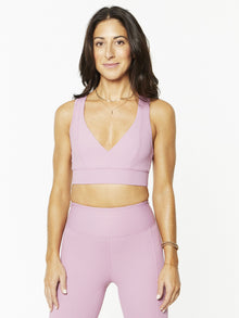 Women | Year of Ours | Ribbed Tess Bra Desert Rose | Pink