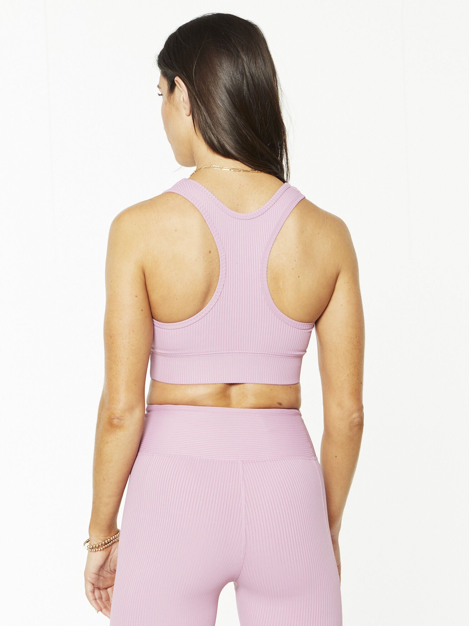 Women | Year of Ours | Ribbed Tess Bra Desert Rose | Pink