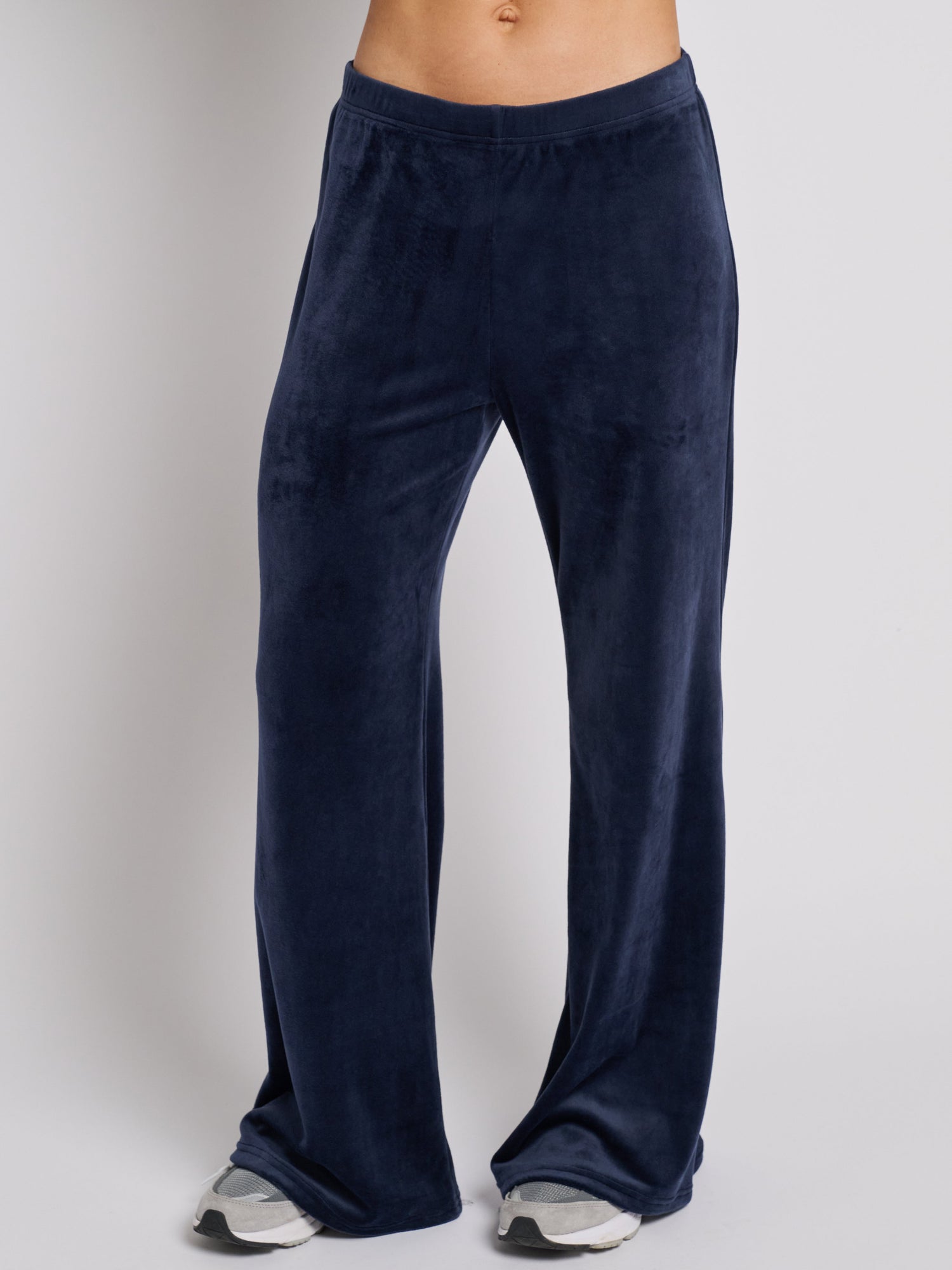Women | SPLITS59 | Joy Velour Pant | Indigo Blue