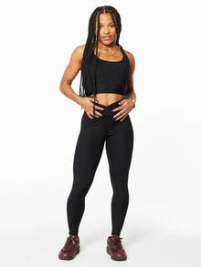 Year of Ours | Ribbed Veronica Legging | Black