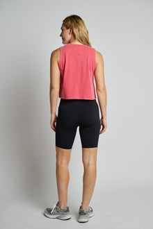 Women | Soul by SoulCycle | Renee Crop Tank SOBE | Red