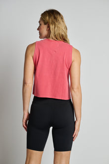 Women | Soul by SoulCycle | Renee Crop Tank SOBE | Red