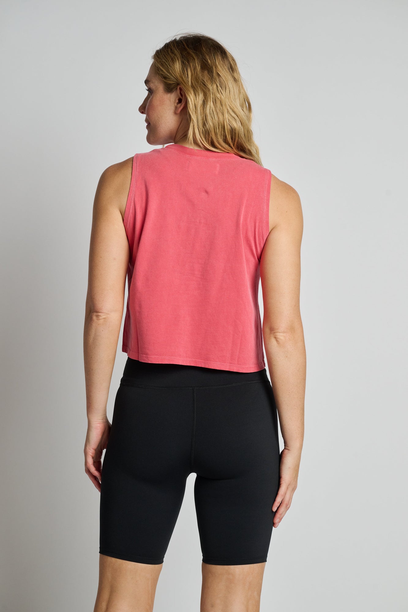 Women | Soul by SoulCycle | Renee Crop Tank SOBE | Red