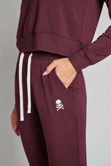 Splits59 | Reena Fleece 7/8 Sweatpant | Cherry