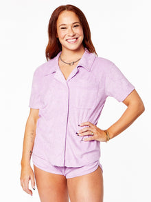 Women | Year of Ours | The Vacation Shirt Violet | Violet