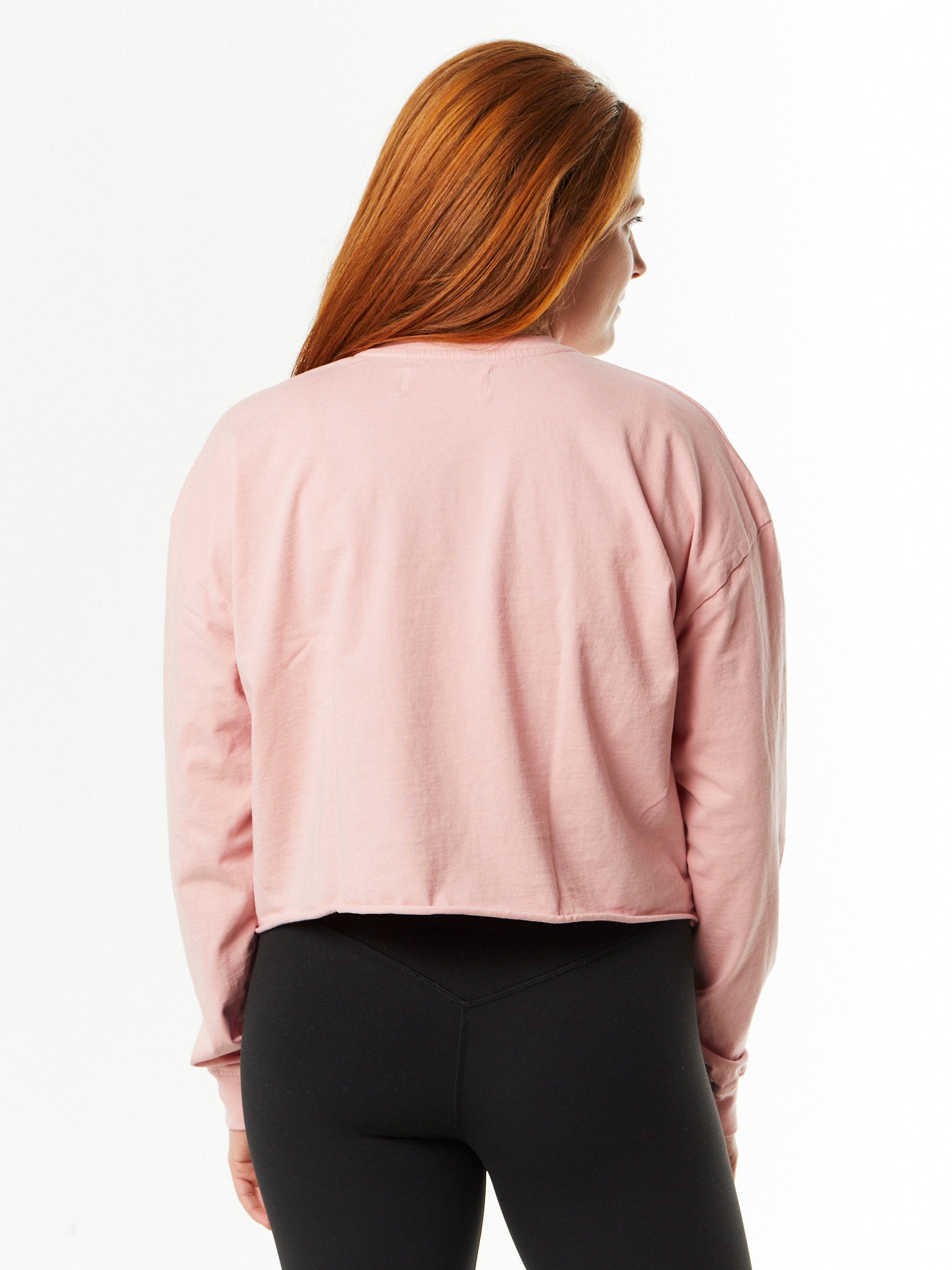 Julia Crop Long Sleeve 'COGA' | Coral