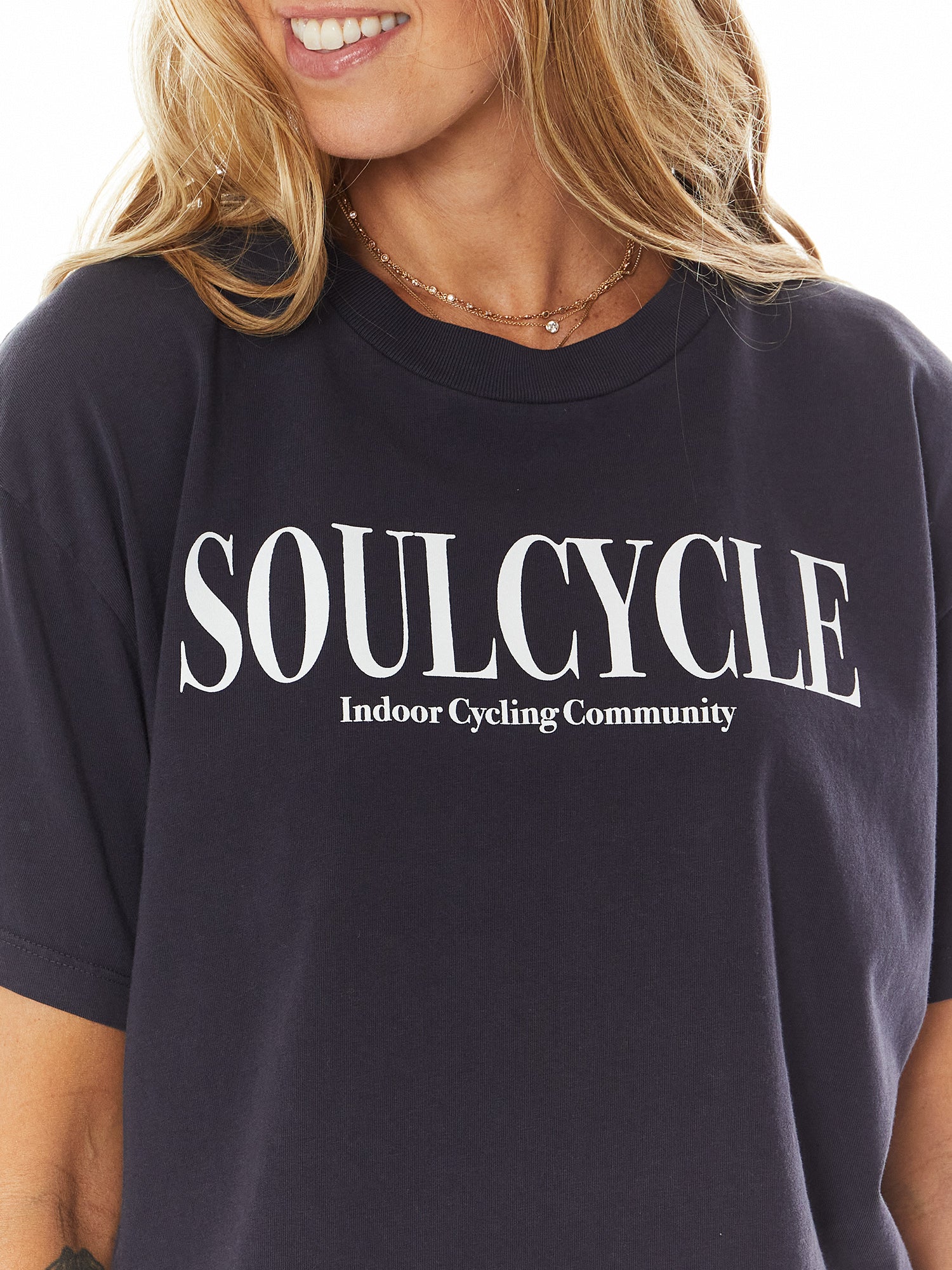 Women | Soul by SoulCycle | Peyton Tee | Blue