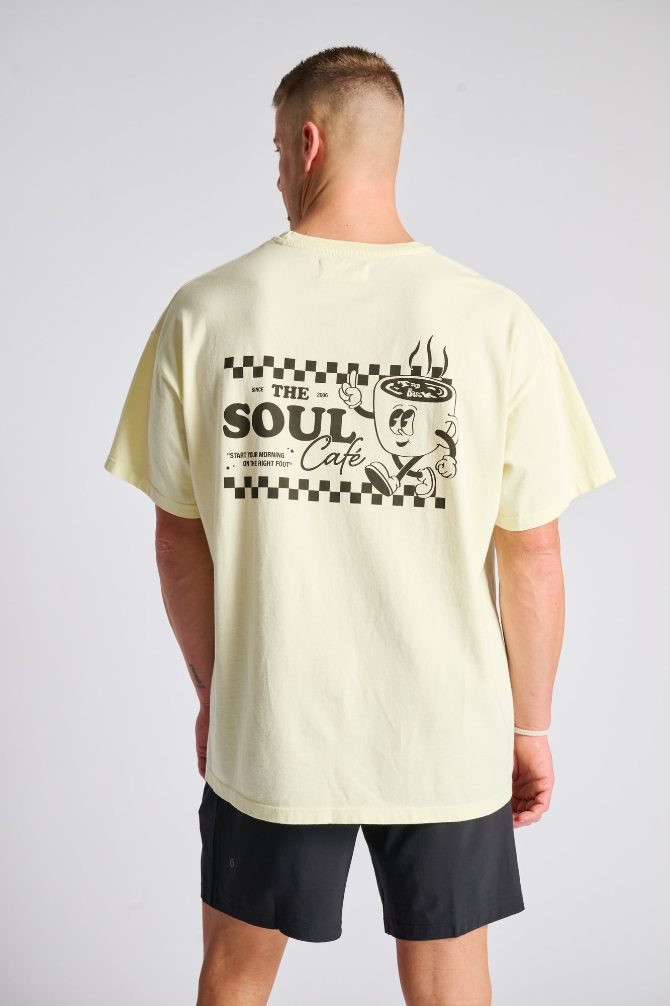 Soul by SoulCycle | The Soul Cafe Ruby Tee | Pastel Yellow