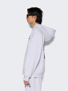 Men | SAINTWOODS | Palm Springs Zip-up Hoodie | Grey